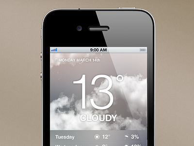Weather app iphone weather