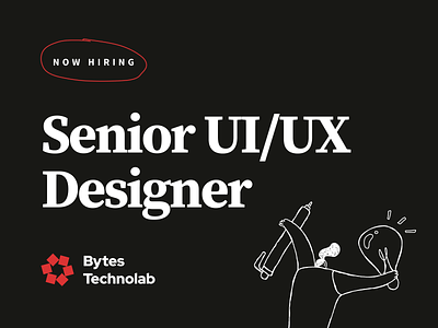 We're Hiring! designer hiring uiux designer