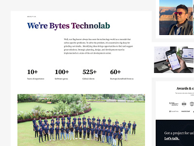 ByteTechnolab Website branding bytestechnolab figma