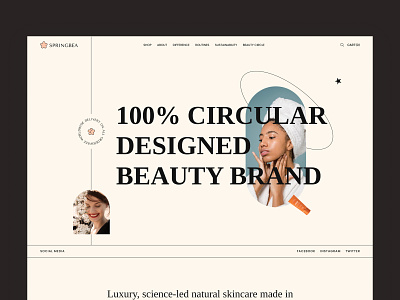 Beauty Products eCommerce beauty bytestechnolab cosmetic ecommerce figma store design ui uiux websitedesign