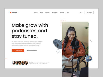 Podcast Website bytestechnolab figma podcast websitedesign