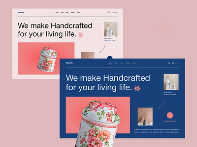 Handcrafted Ceramic Shop Web Header