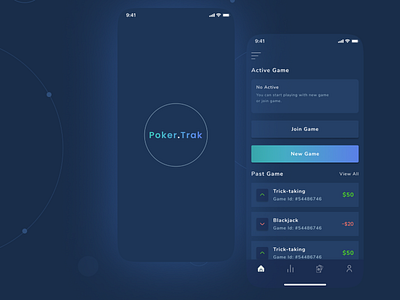 Poker App Design android appdesign bytestechnolab figma ios mobile mobileapp poker ui