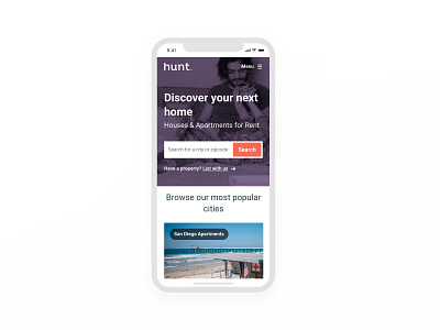 Hunt.com webmobile