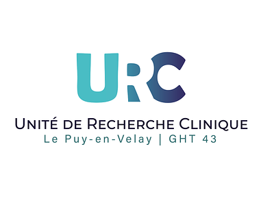 Logo Unité de Recherche Clinique branding design freelance logo minimalism