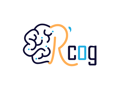 Logo R'cog app branding clinical design freelance illustration interface logo logo design minimalism