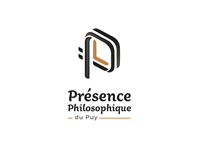 Présence Philosophique du Puy design logo minimalism