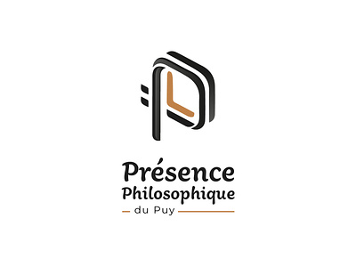 Présence Philosophique du Puy design logo minimalism