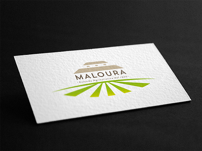 Azienda Agricola Maloura - Business Card branding graphic logo