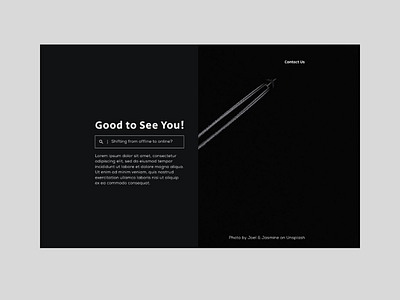 Good to see you artwork design ui ux website