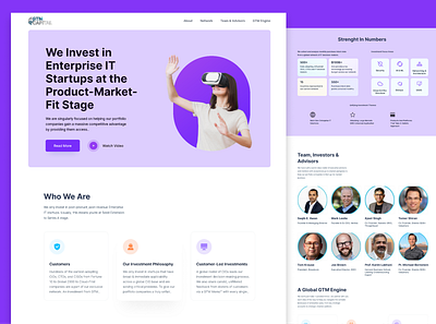 Investment landing page figma landing page landing page design ui ux web website design