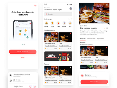 Food Delivery App Concept