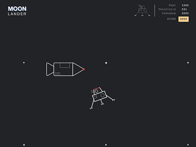 Moon Lander - 2D game