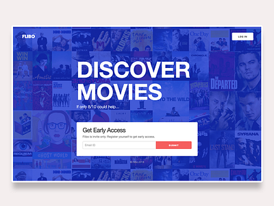 Flibo - a movie discovery app landing page movie movie app movie landing page web