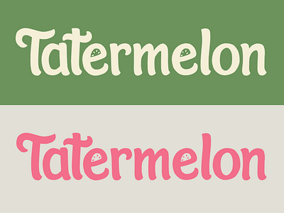 Tatermelon typography