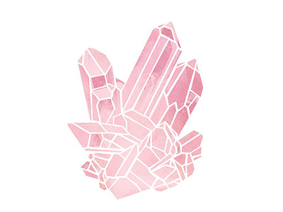 Quartzcluster pink quartz rose