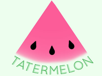 Tatermelon green pink seeds watermelon