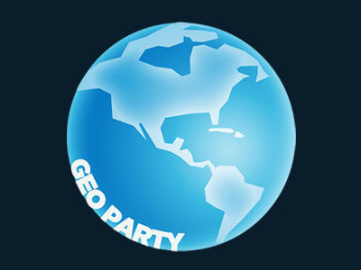 Geoparty earth globe