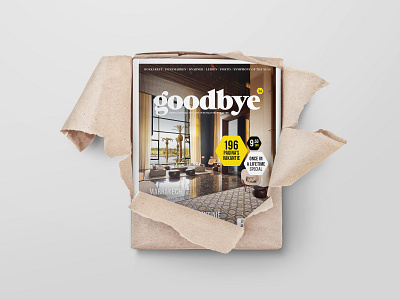 Goodbye Magazine editorial goodbye graphicdesign layout magazine magazinecover magazinedesign travelmag travelmagazine weblayout weblounge