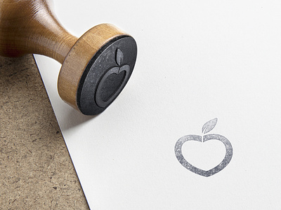 Logo design Candice Cornette apple applelogo businesscard graphicdesign healthy heart logo logo design logodesign mockup smallbusiness stamp weblounge