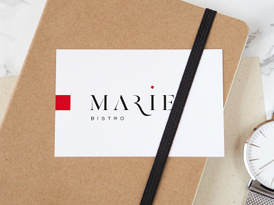 Logo and webdesign for Bistro Marie in Knokke