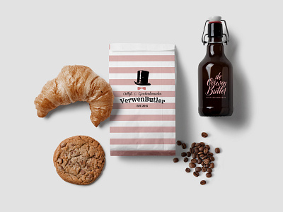 VerwenButler branding breakfast graphicdesign logo logo design logodesign webdesign weblounge