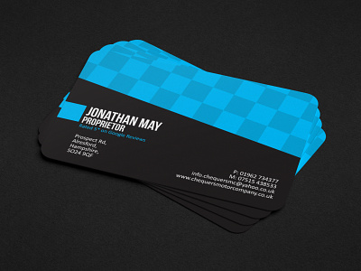 ChequersMotorCompany - Business Card Design advertising business card dealership design graphic design print design sales