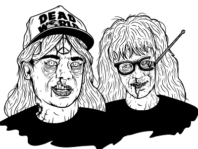 Dead World design detail illustration illustrator type typography vector zombie