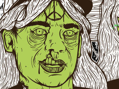 Dead World Colouring adobe design horror illustration illustrator movie vector