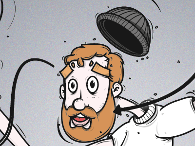 Nearly done. Illustration adobe beard clean ginger illustration illustrator vector