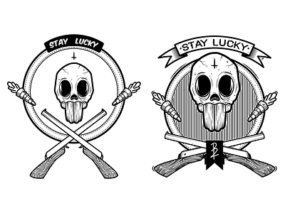 Stay Lucky from this. adobe apparel detail fashion illustration illustrator skull vector