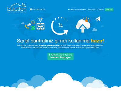 Bulutfon Home Page bulutfon home page lab2023 web web design web page website