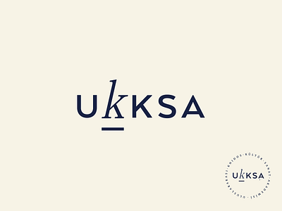 Ukksa Art Academy academy logo art logo culture logo datca logo knidos logo serif type typography