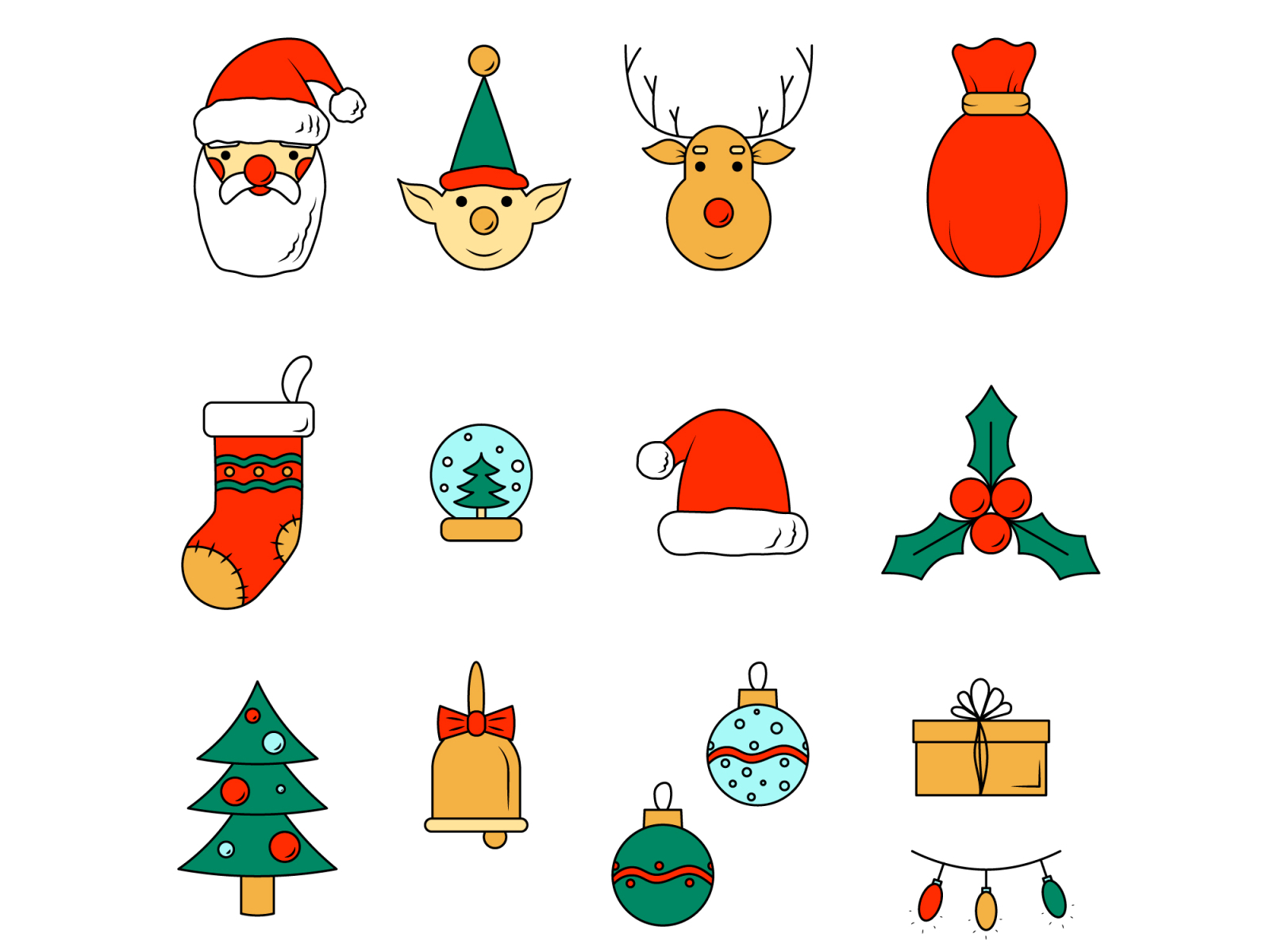 christmas icons