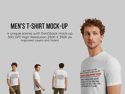 Men T Shirt Mock Up apparel artwork clothes male man men mock up mock ups mockup mockups model online store