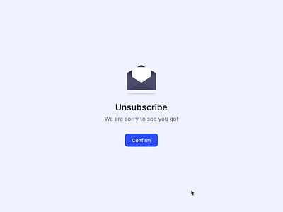 Unsubscribe Game animation codepen css fun game gamification interface micro interaction motion newsletter ui unsubscribe ux