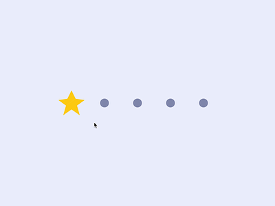 Rating animation button codepen css gsap interface micro interaction motion rating review stars toggle ui ux
