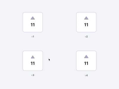 Upvote animation button concept count interface love micro interaction motion toggle ui upvote ux web