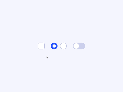 Toggles animation bounce checkbox codepen css interface micro interaction morph motion radio switch toggle transform ui