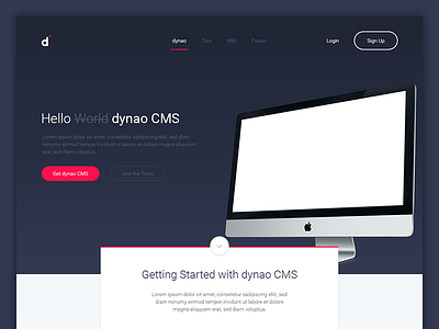 CMS Landing Page WIP