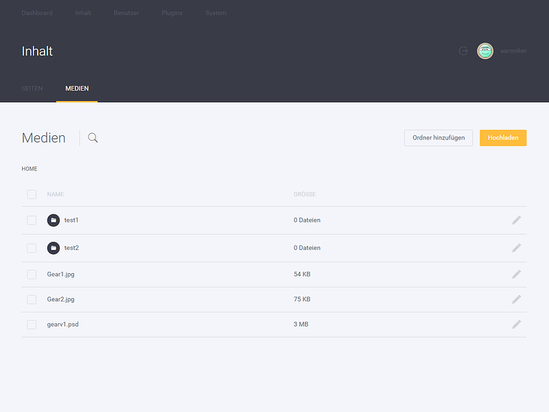 Gear Admin UI v2 by Aaron Iker on Dribbble