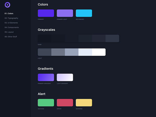UI Elements Styleguide for CMS by Aaron Iker on Dribbble