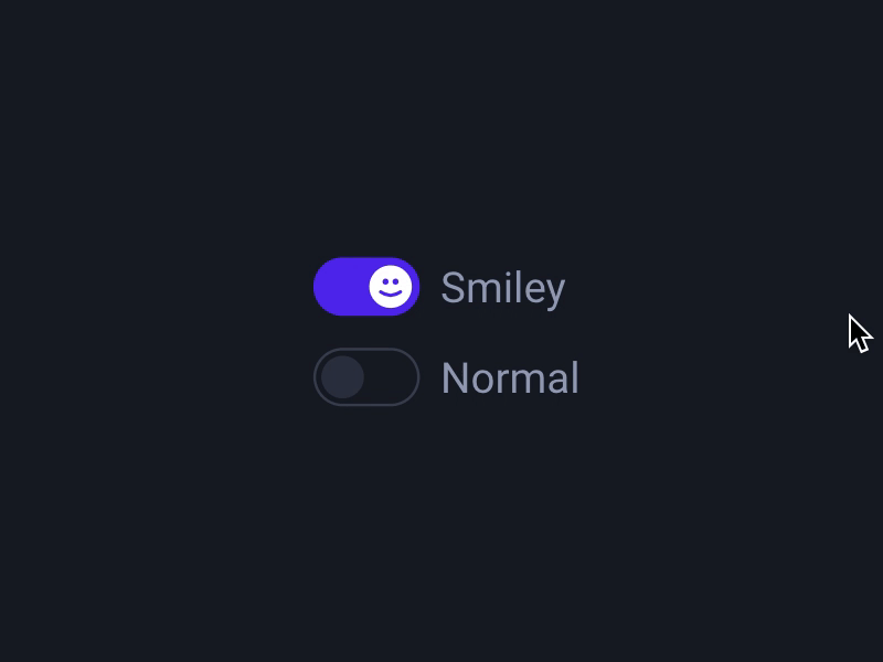 Smiley switch animation animation checkbox cms css motion slider smiley switch toggle ui ux