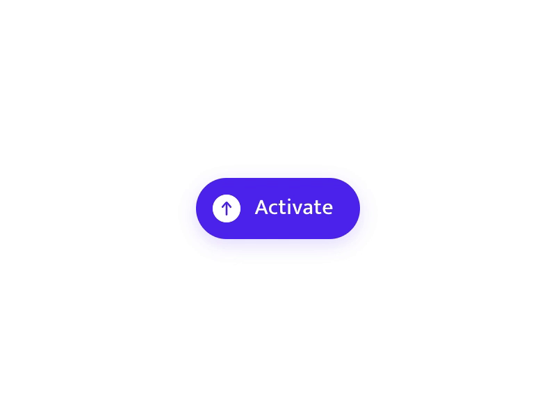 Activate Button activate active animation button css interface loader loading micro interaction switch toggle ui ux