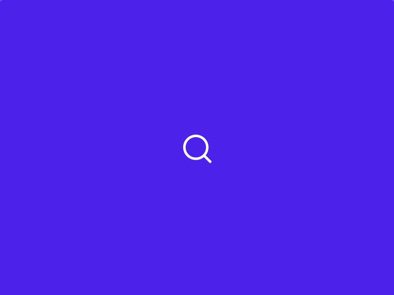 Search loading animation