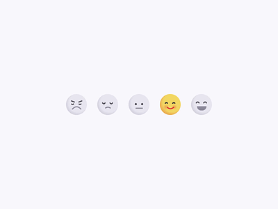 Feedback Reactions animation codepen css emoji feedback interface micro interaction motion rating reaction smiley ui ux