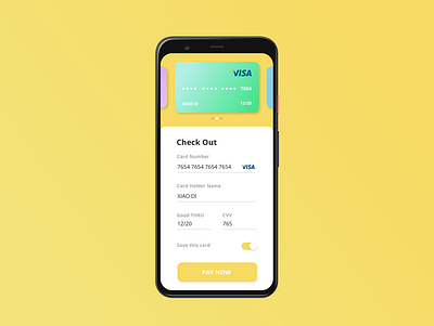 Credit Card Checkout - Daily UI #002 app app design application dailui dailyui design ui ux web website