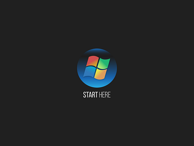 Windows Vista Flat Design