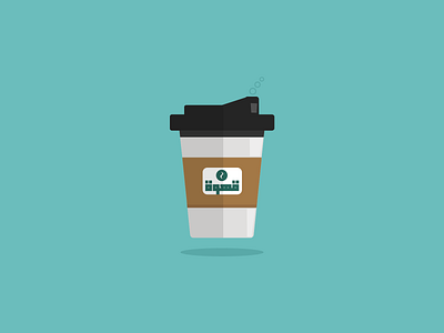 Coffee coffee coffee cup coffee shop design flat design illustration typography قهوة