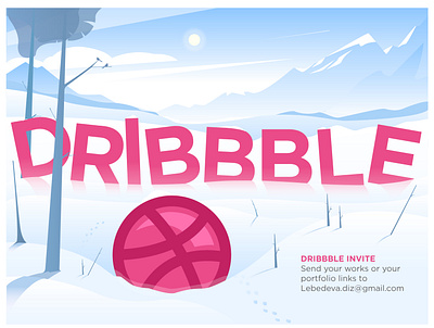 Dribble invite best illustration illustration illustrator invite